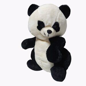 Panda Bear 16 Inch Black White Teddy Large Realistic Plush Stuffed Animal Toy